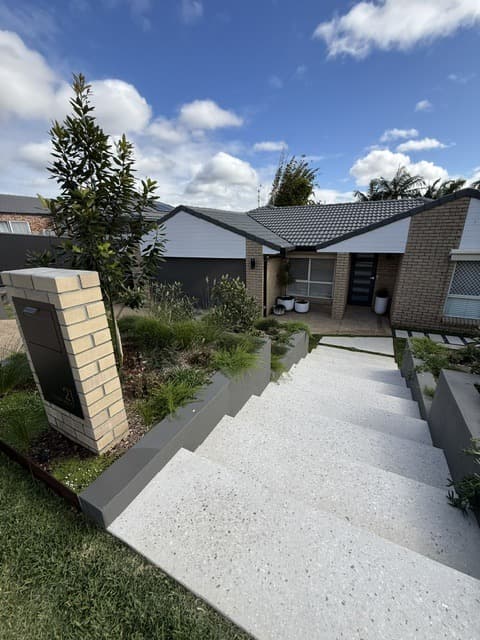 Front Landscape & Entry Transformation — After photo 5
