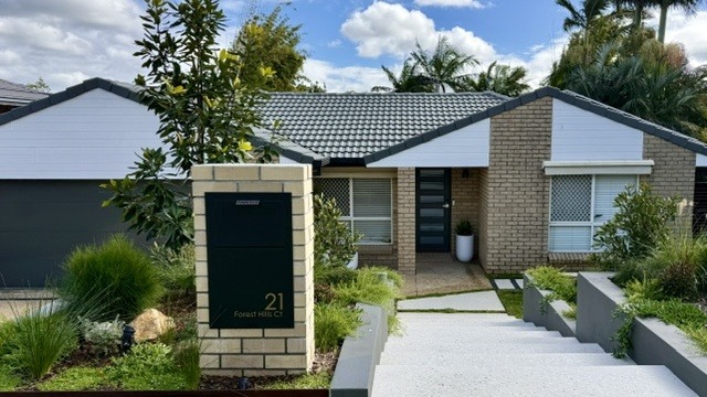 Front Landscape & Entry Transformation